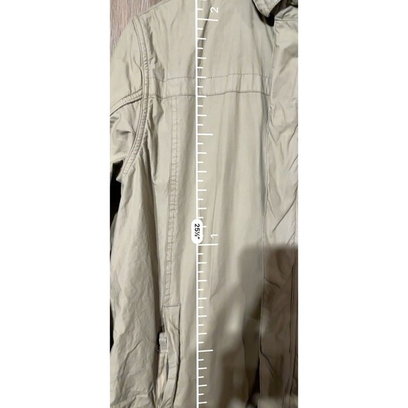 Carbon2Cobalt Men's Gearshift Shacket Wheat Beige Full Zip and Snap, Size XL - Picture 3 of 7